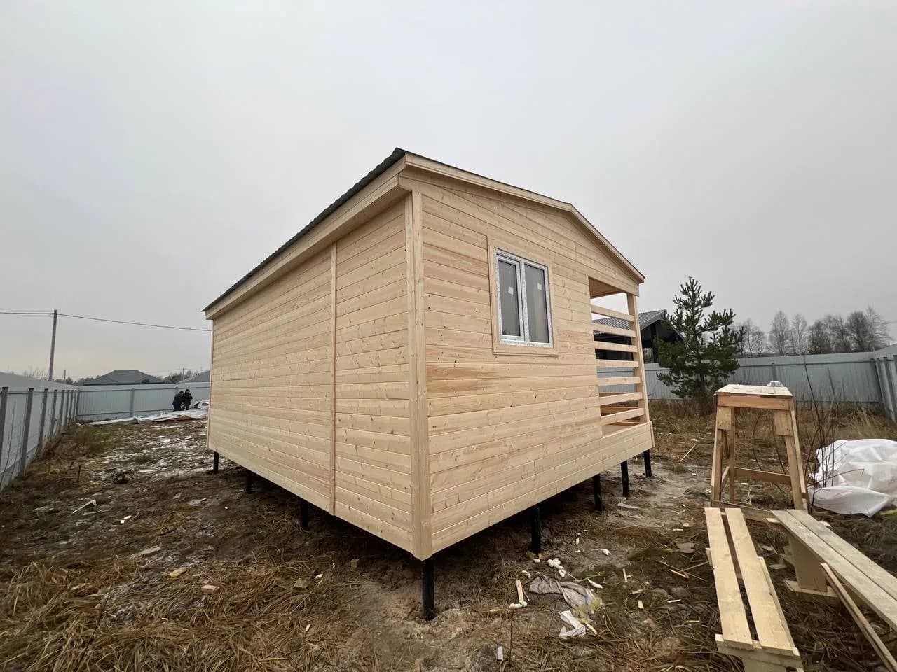 3392 · Садовый домик 7×3 м + веранда 7×2 м