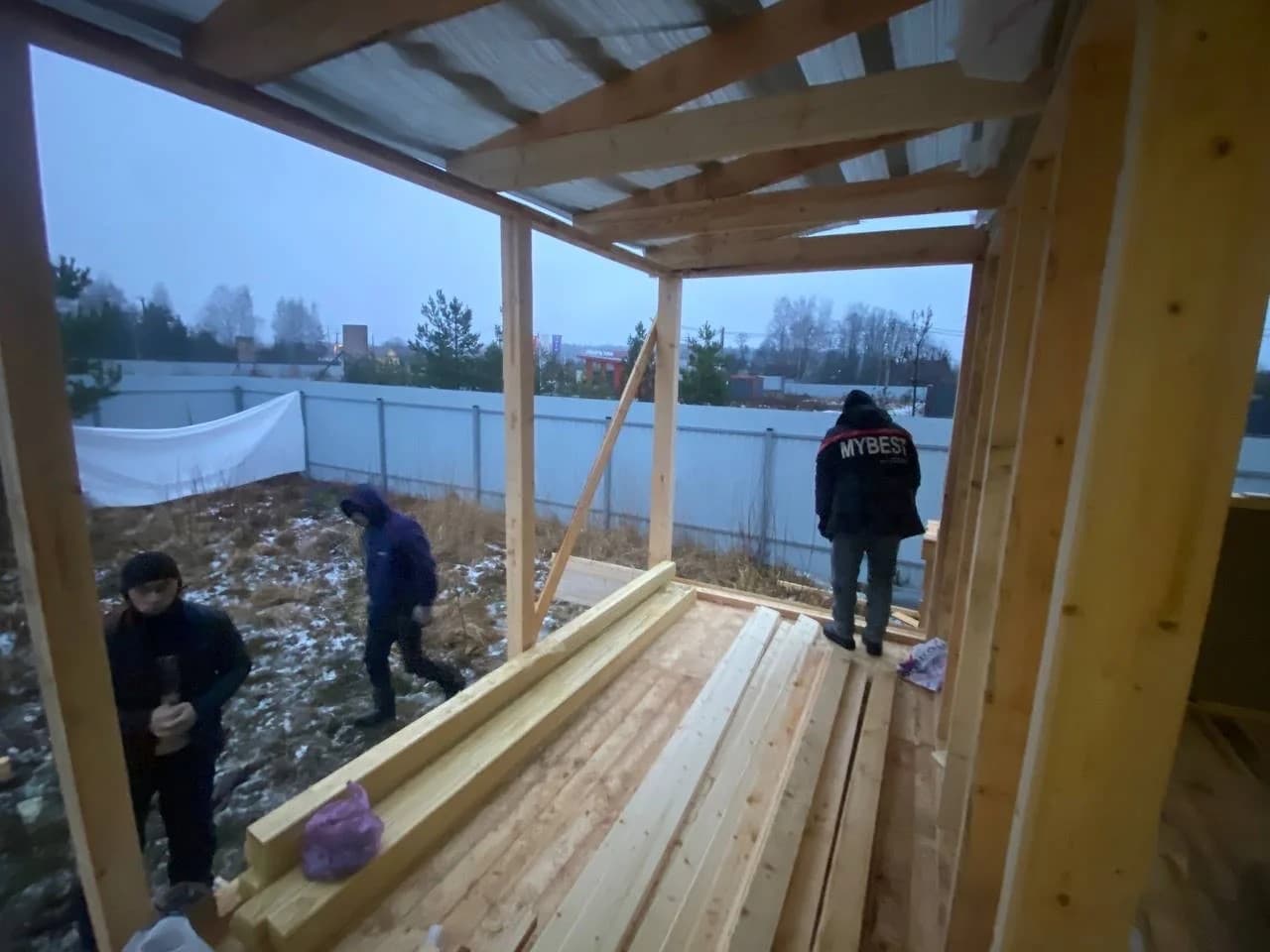 3392 · Садовый домик 7×3 м + веранда 7×2 м — кадр 3