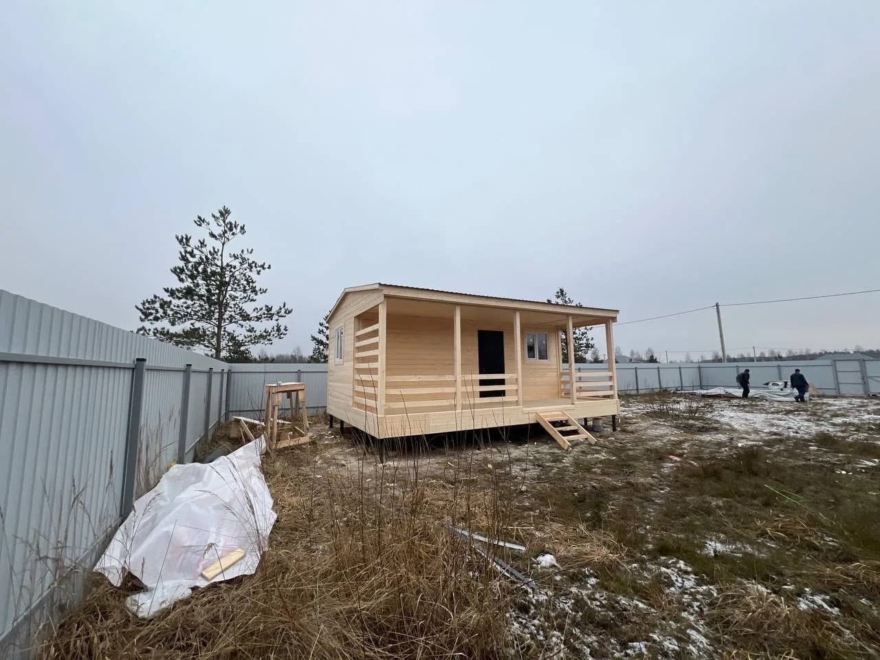 3392 · Садовый домик 7×3 м + веранда 7×2 м — кадр 7