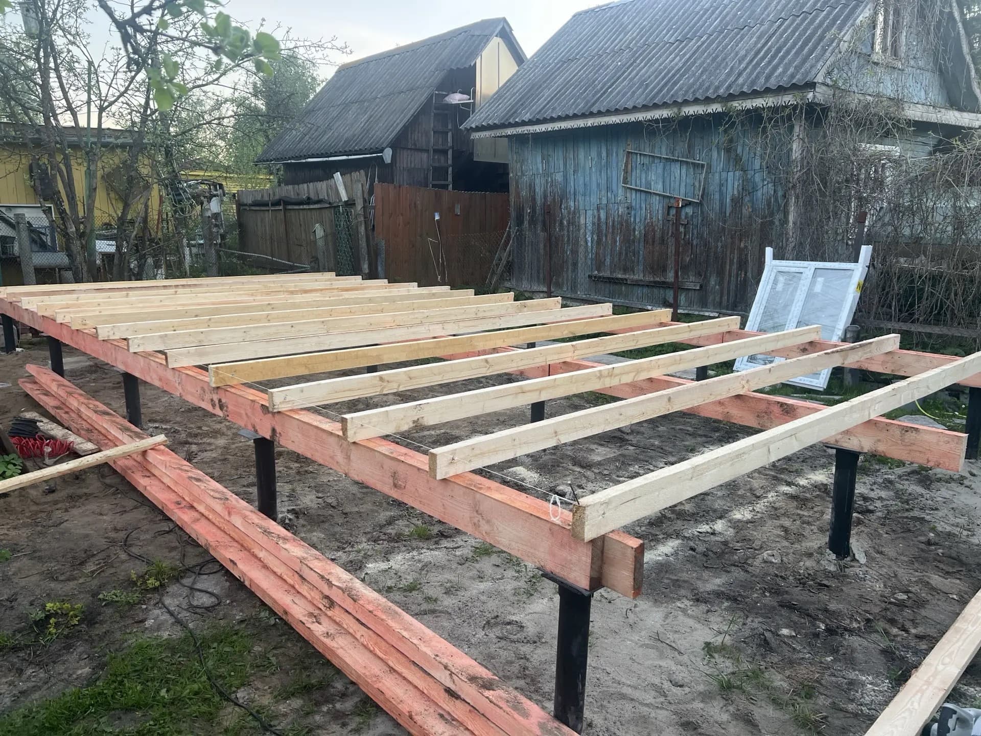 3499 · Садовый домик 4×3 м + терраса 4×5 м — кадр 2