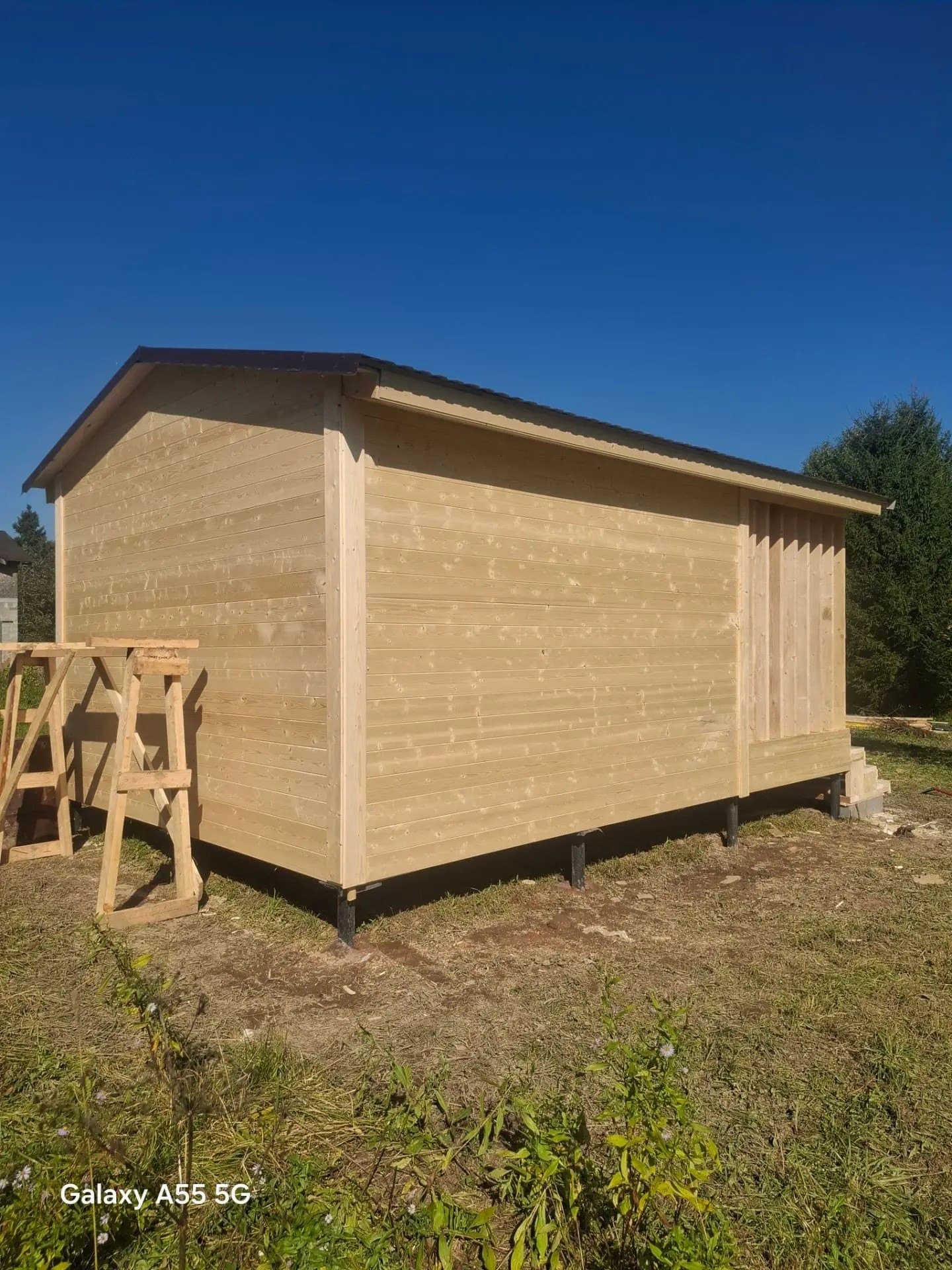 3542 · Дачный домик 4×4 м с террасой 2×4 — кадр 4