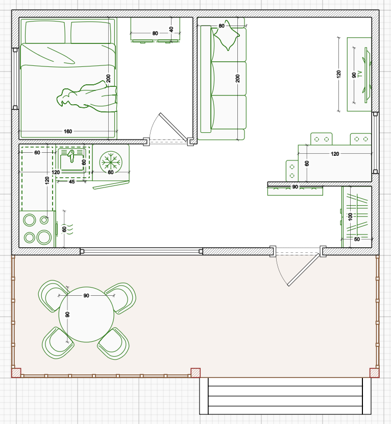 Планировка 6×5